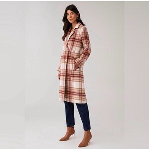 MINKPINK Riley Check Coat